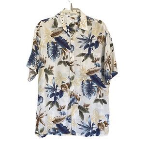 Pierre Cardin Mens M Hawaiian Shirt
